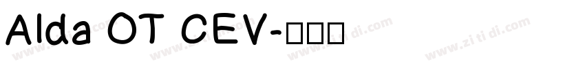 Alda OT CEV字体转换